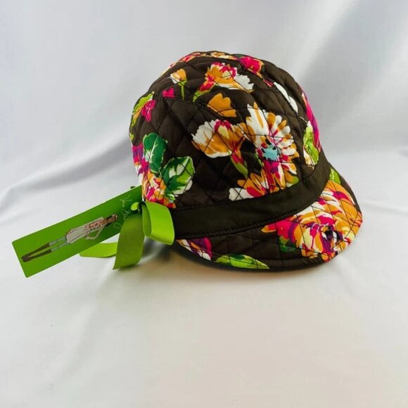 NWT VERA BRADLEY  Newsgirl Hat ENGLISH ROSE - Picture 4 of 6